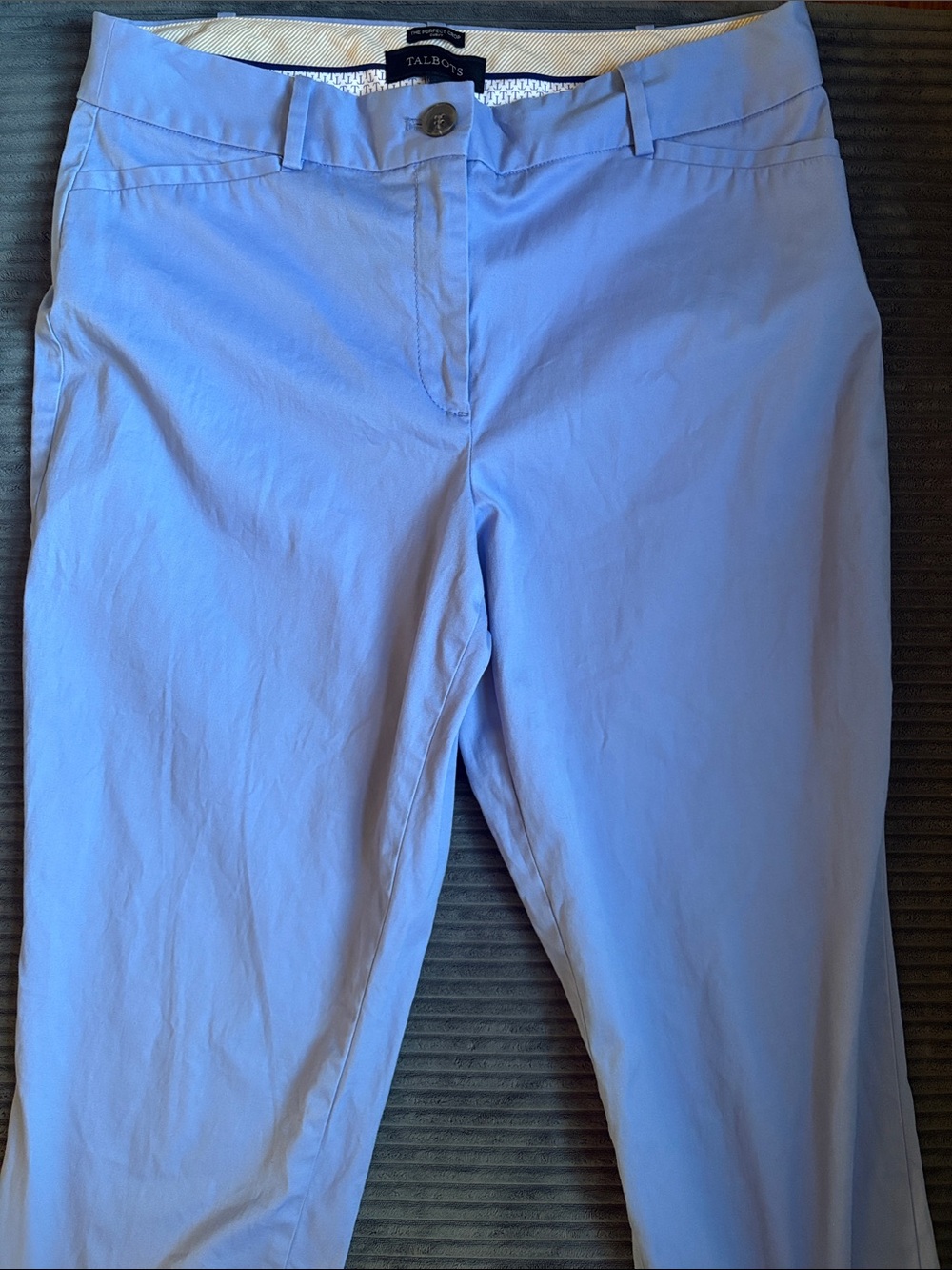 Talbots Periwinkle Crop Pants